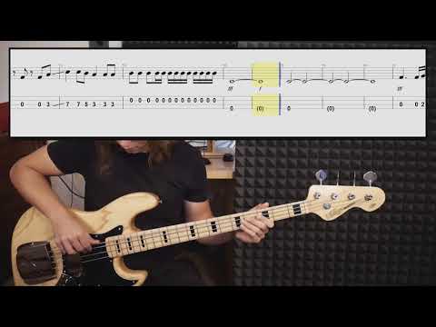 Fleetwood Mac - The Chain (bass cover with tabs in video)