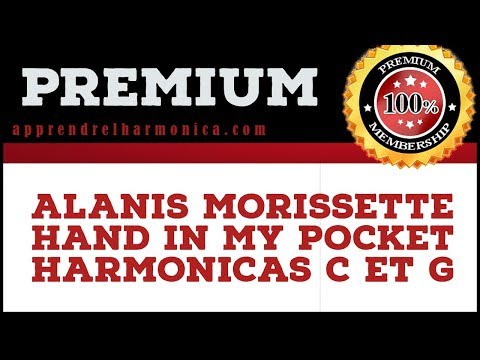 Alanis Morissette – Hand in my pocket – Harmonicas C et G