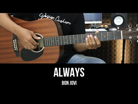 Always - Bon Jovi | EASY Guitar Tutorial with Chords / Lyrics - Guitar Lessons