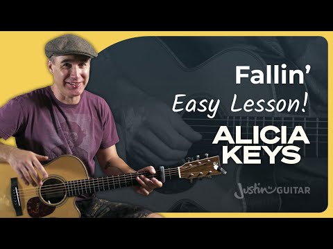 Fallin by Alicia Keys | Easy Guitar Lesson