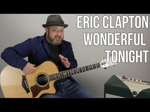 Eric Clapton &quot;Wonderful Tonight&quot; Guitar Lesson (Easy Acoustic)