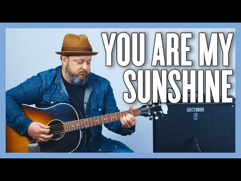 Learn #WithMe - You Are My Sunshine Guitar Lesson + Tutorial - America