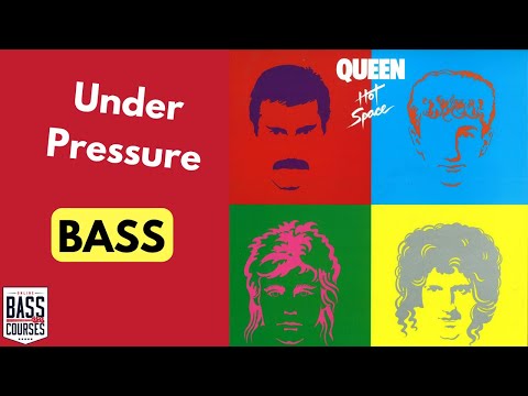 Learn How To Play Under Pressure by Queen - Beginner Bass Guitar Lesson