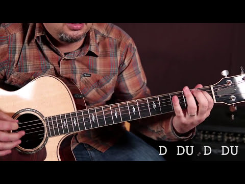 Learn to play this strum pattern (beginner acoustic Guitar)