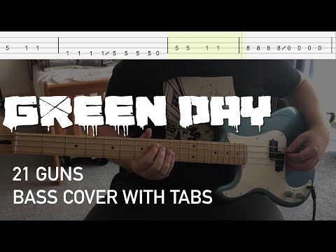 Green Day - 21 Guns (Bass Cover with Tabs)