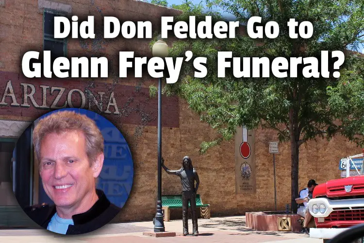  Don Felder By Phil Konstantin Glenn Frey standing on a corner in Winslow, Arizona