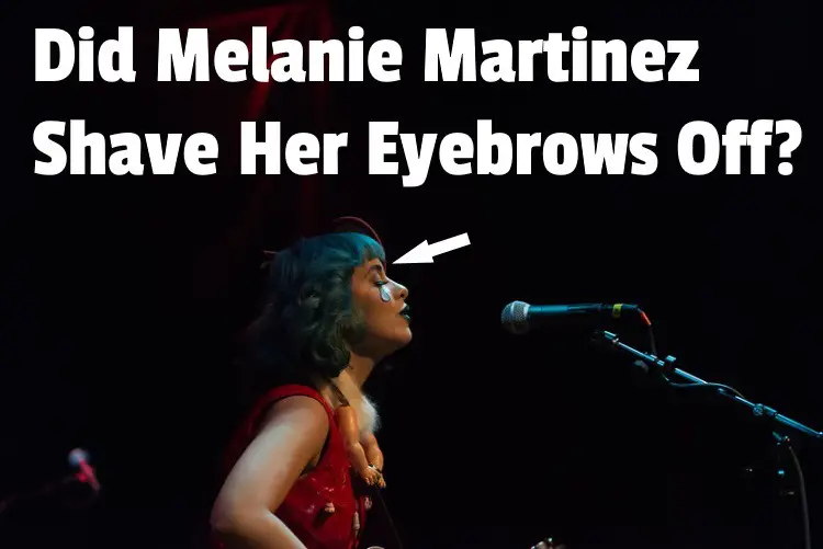 Melanie Martinez shave eyebrows lg
